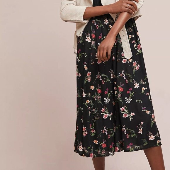 ANTHROPOLOGIE NWT Maeve "Lola" Embroidered Floral Midi Dress - Small - Picture 5 of 6